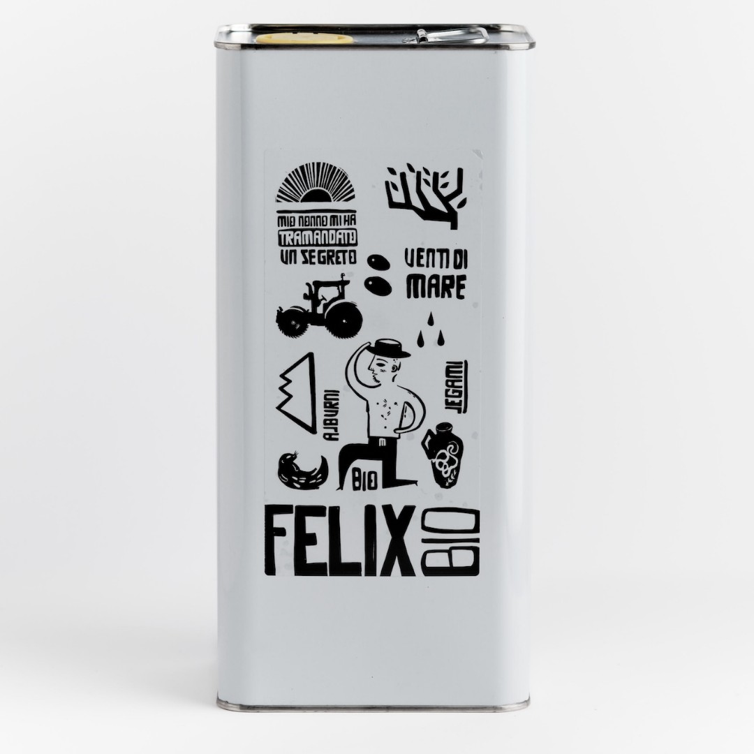 Extra virgin olive oil – Felix Bio, 5 L tin can